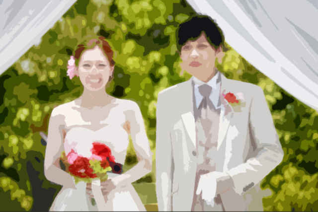結婚式のウェルカムボードに